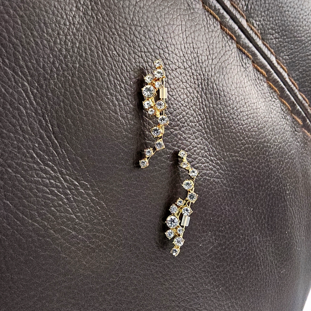 BaubleBar Gold and Silver Earrings